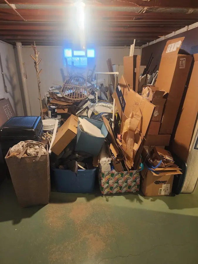 Roll-off dumpster container at job site for Yard Waste Dumpster Rental in Bernalillo